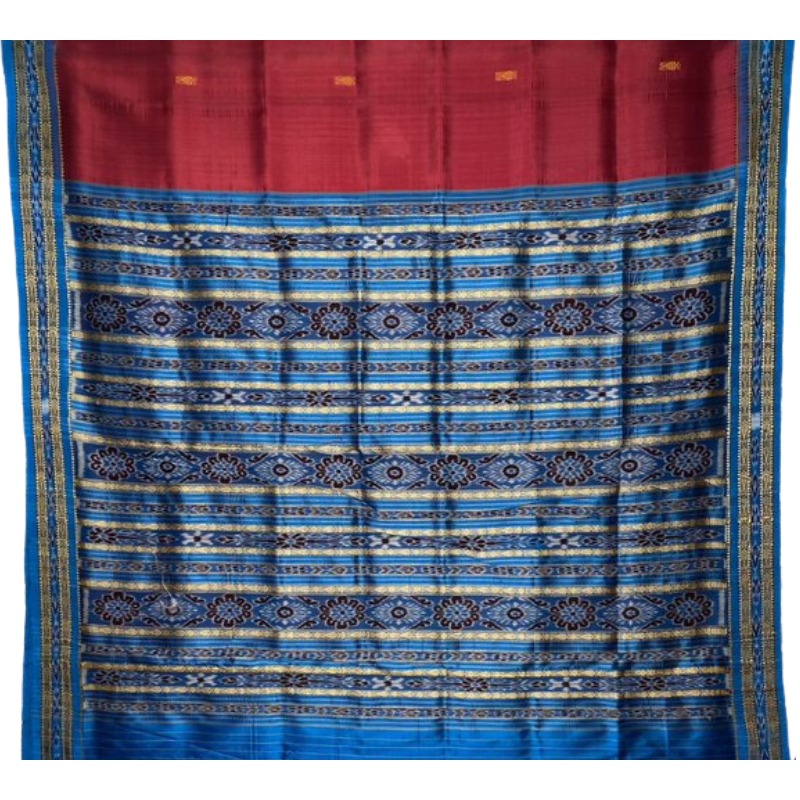 Odisha Handloom Khandua Silk Saree