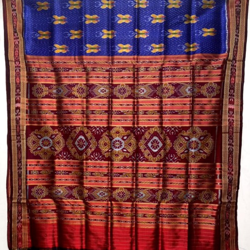 Odisha Handloom Khandua Silk Saree