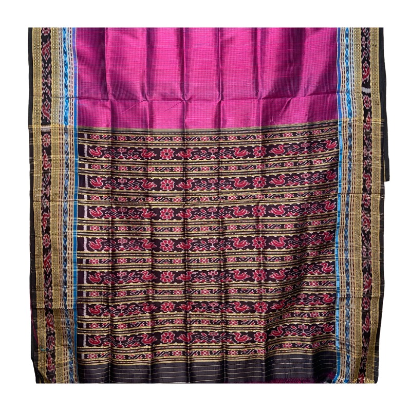 Handwoven Sachipar Silk Saree