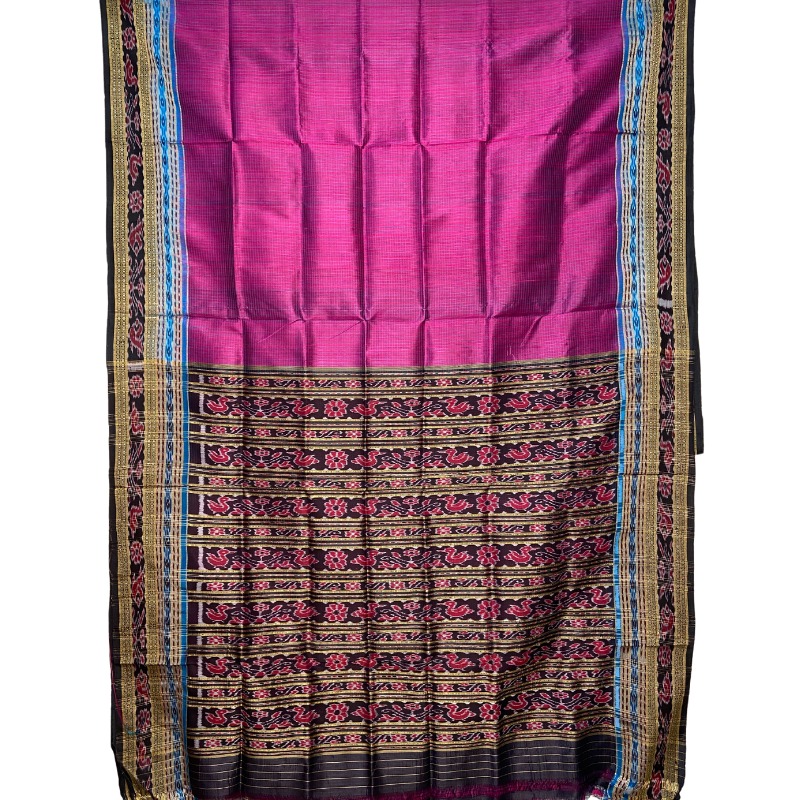 Handwoven Sachipar Silk Saree