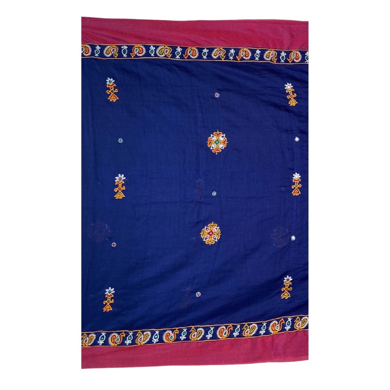Kutch Work Cotton Saree