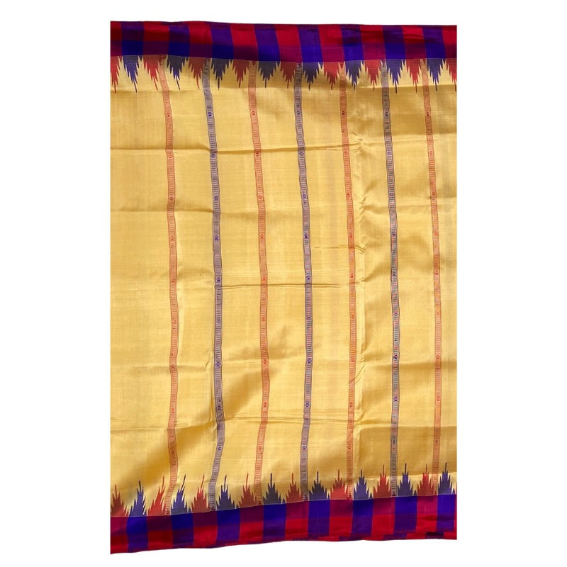 Odisha Handloom Berhampuri Double Pallu Silk saree