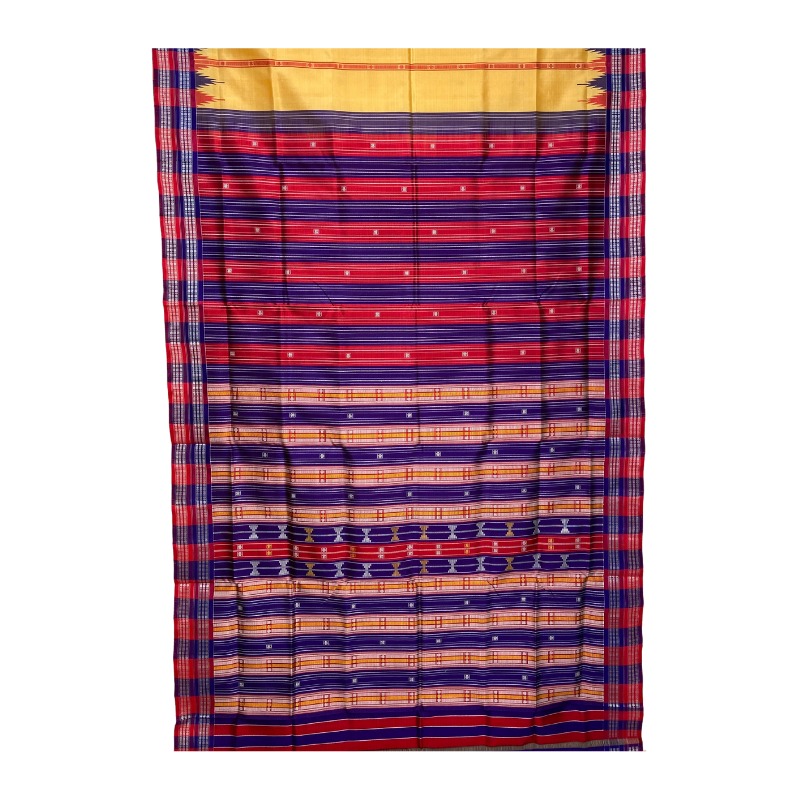 Odisha Handloom Berhampuri Double Pallu Silk saree