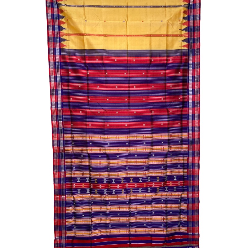 Odisha Handloom Berhampuri Double Pallu Silk saree
