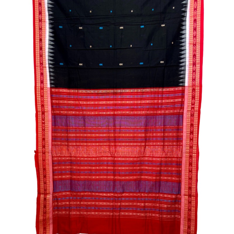 Sonepuri Bomkai Handloom Cotton Saree