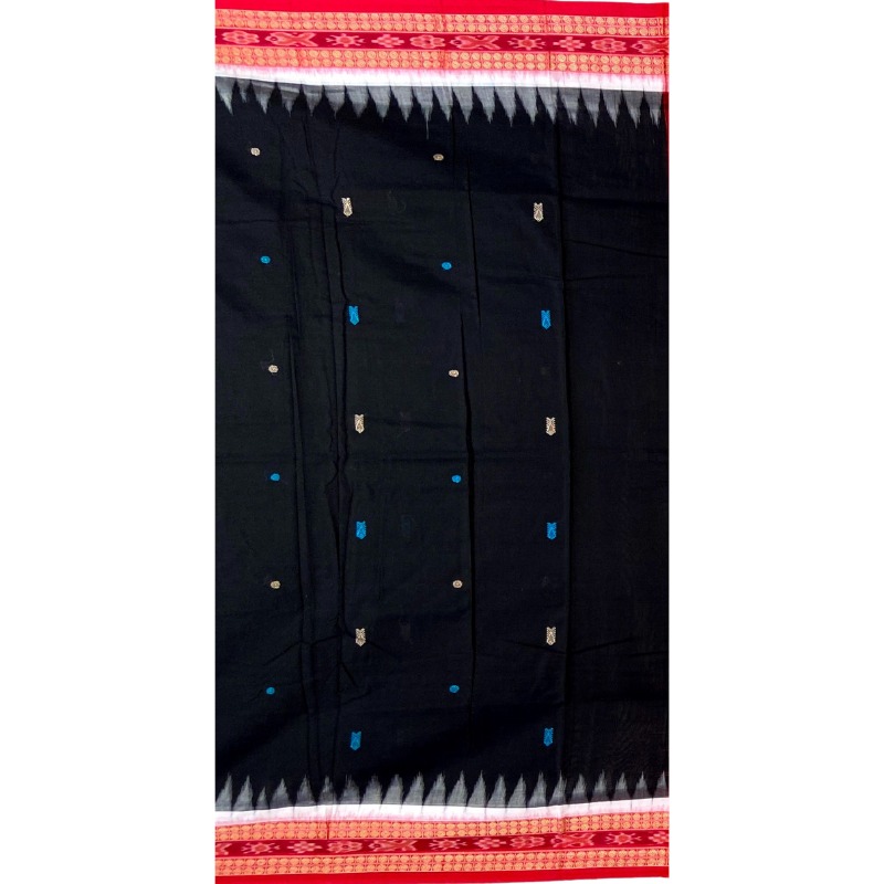 Sonepuri Bomkai Handloom Cotton Saree