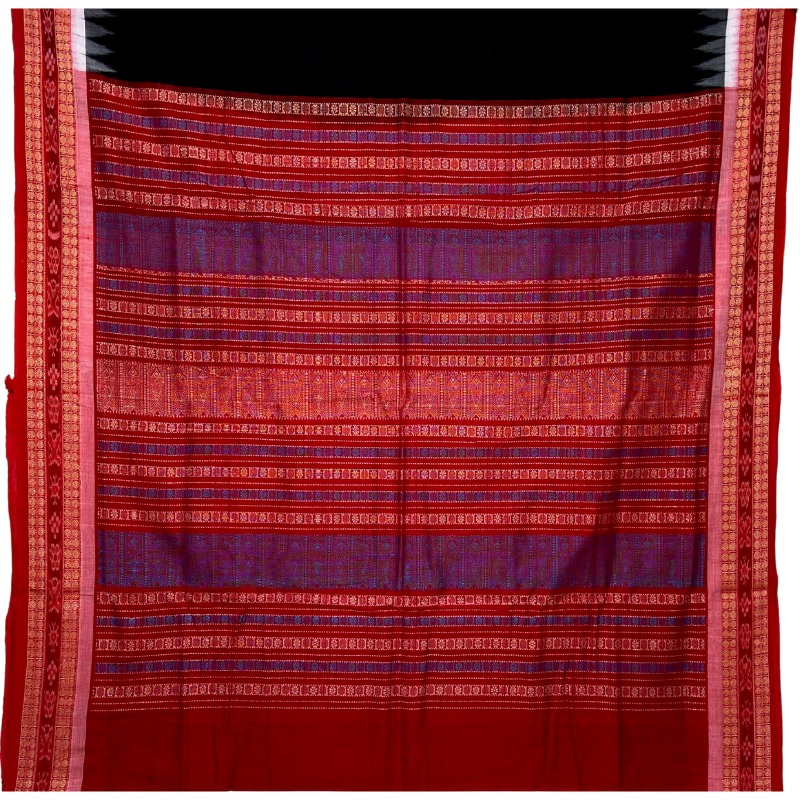 Sonepuri Bomkai Handloom Cotton Saree