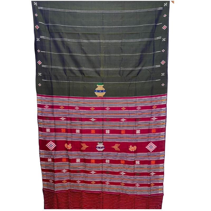 Dhalapathar Handloom Cotton Saree