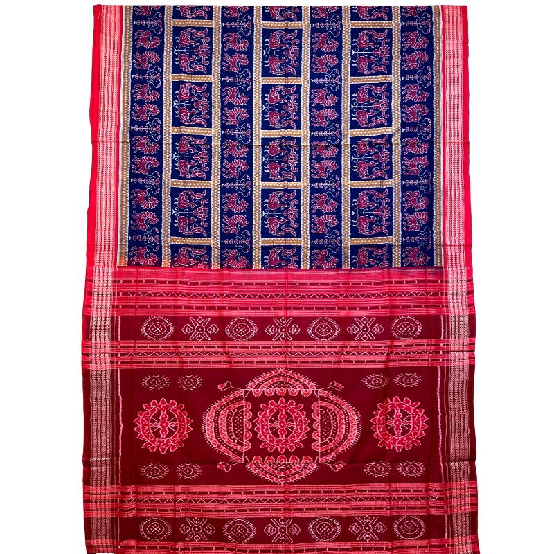 Sambalpuri Handloom Ikat Cotton Saree