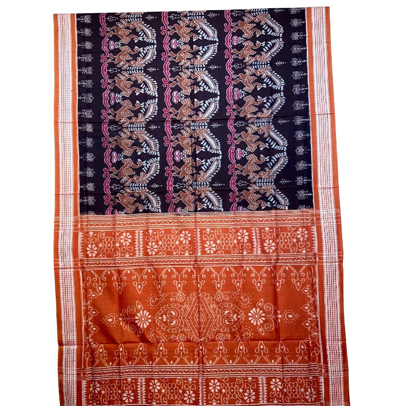 Sambalpuri Handloom Ikat Cotton Saree