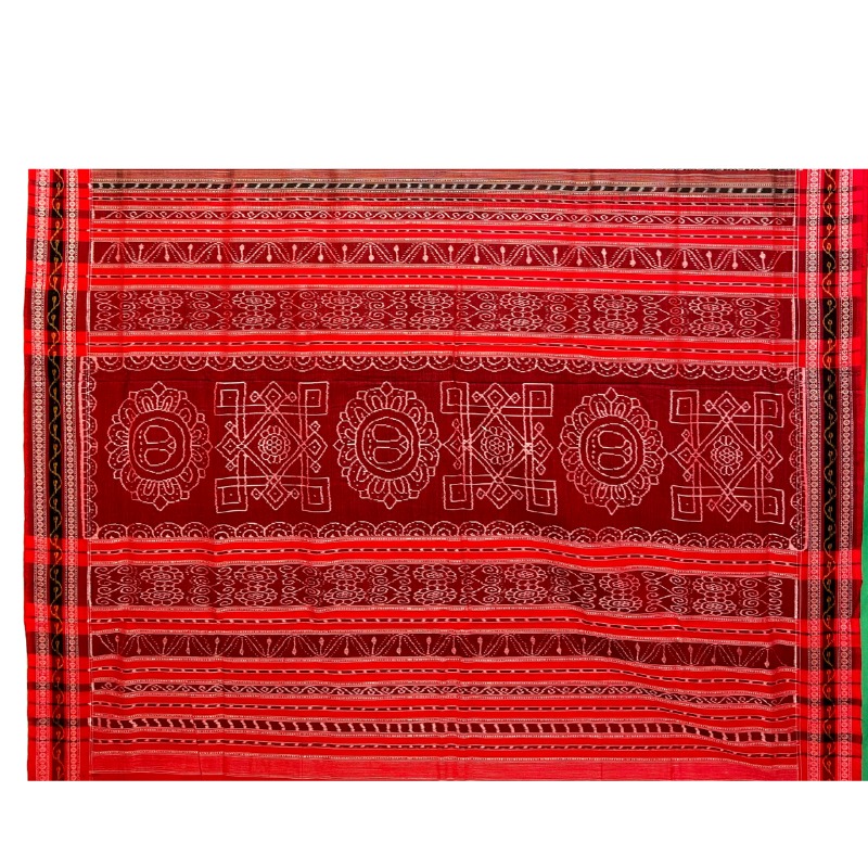 Sambalpuri Handloom Ikat Cotton Saree
