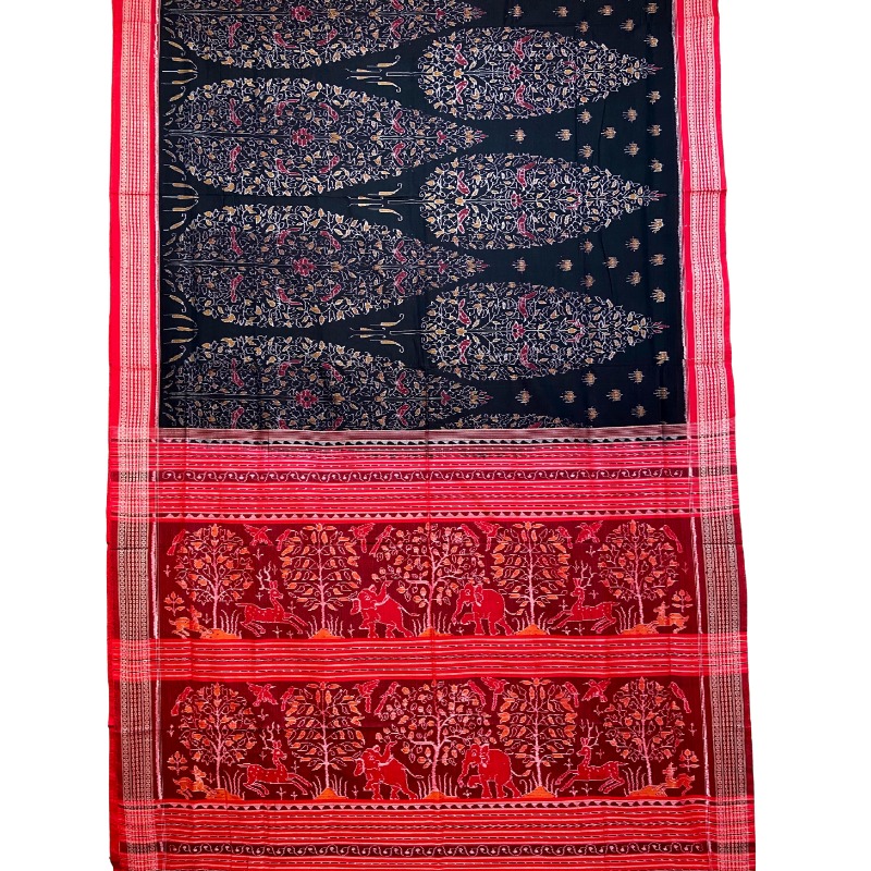 Sambalpuri Handloom Ikat Cotton Saree