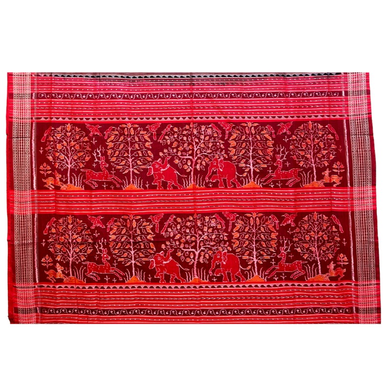 Sambalpuri Handloom Ikat Cotton Saree