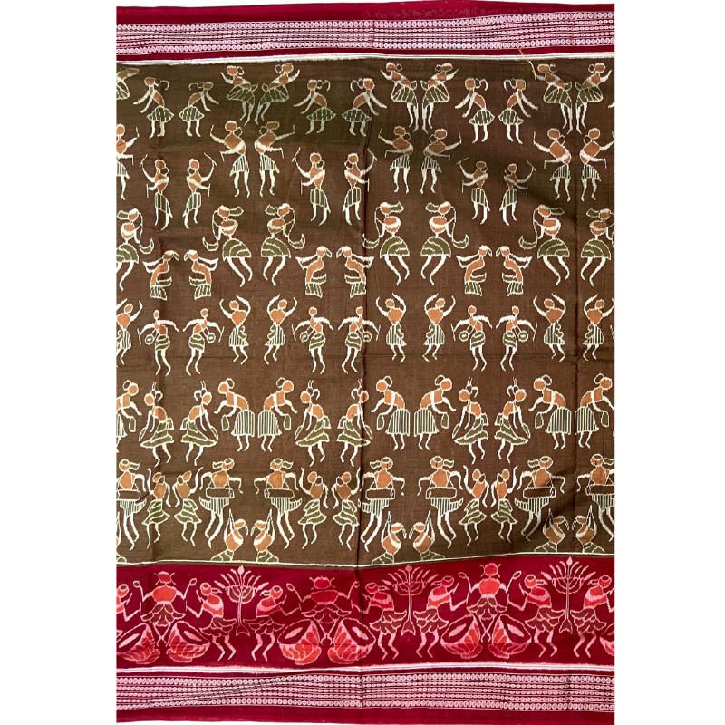 Sambalpuri Handloom Ikat Cotton Saree