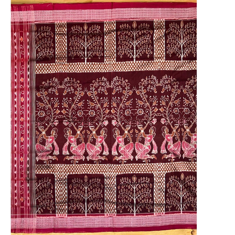 Sambalpuri Handloom Ikat Cotton Saree