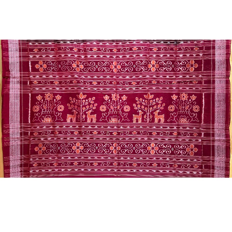 Sambalpuri Handloom Ikat Cotton Saree