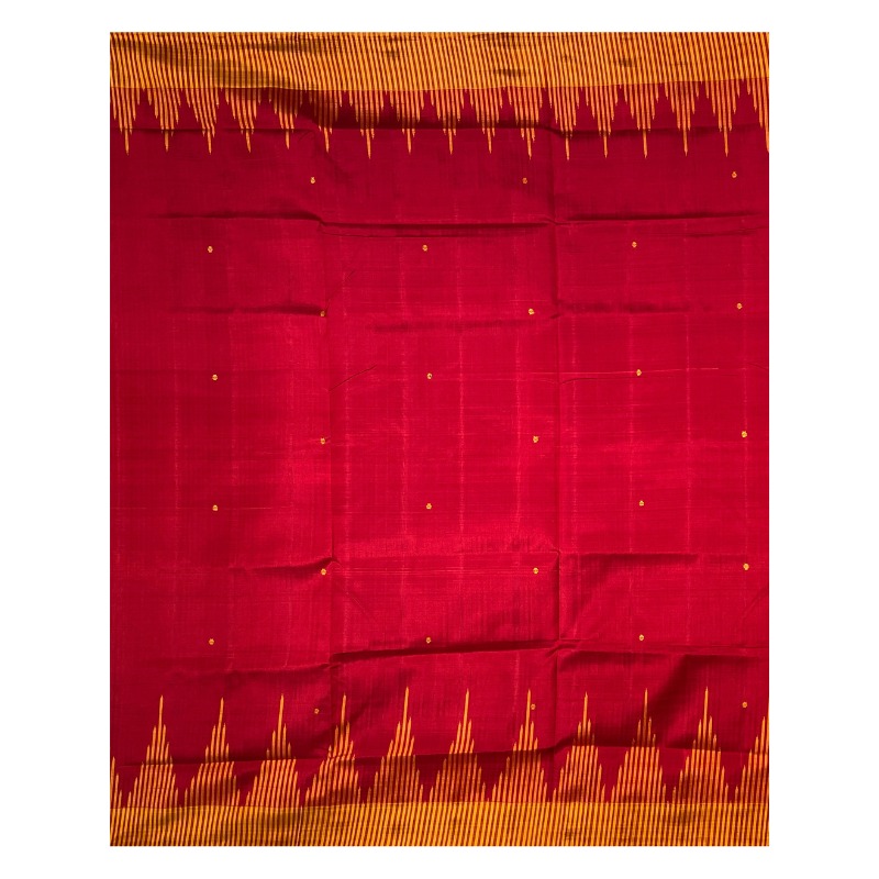Odisha Handloom Berhampuri Single Pallu Silk saree