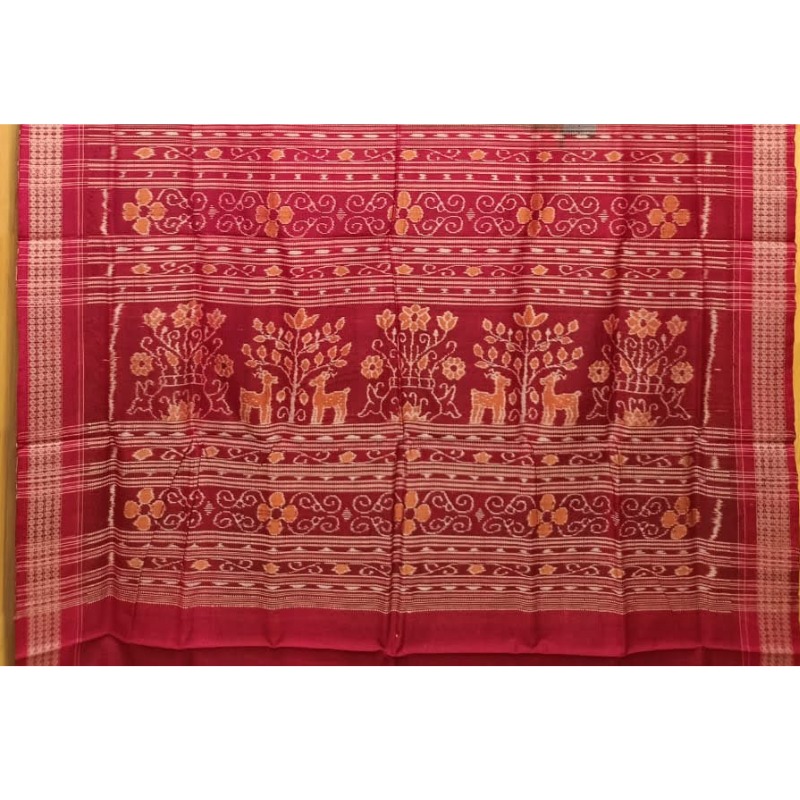 Sambalpuri Handloom Ikat Cotton Saree