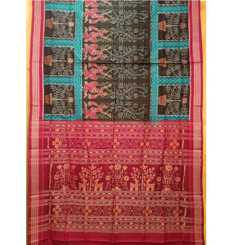 Sambalpuri Handloom Ikat Cotton Saree