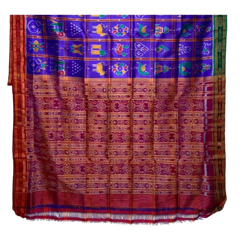 Odisha Handloom Khandua Silk Saree