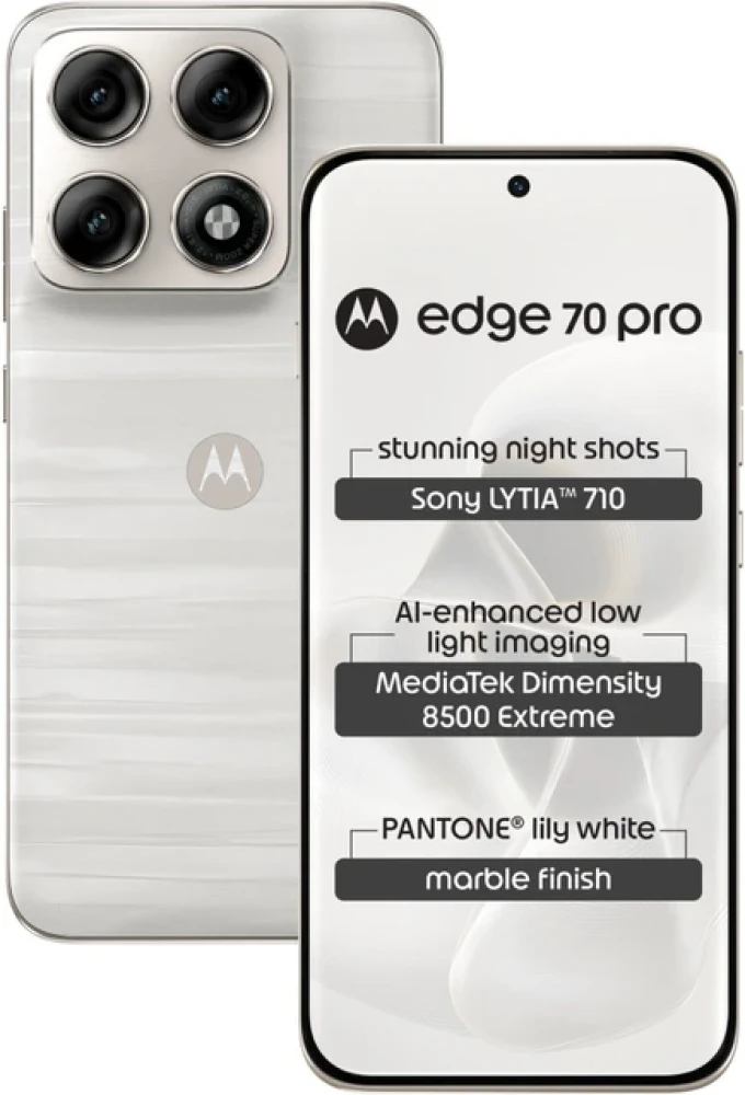 Image of MOTOROLA:MOTO EDGE 70 PRO 8+256GB LILY WHITE