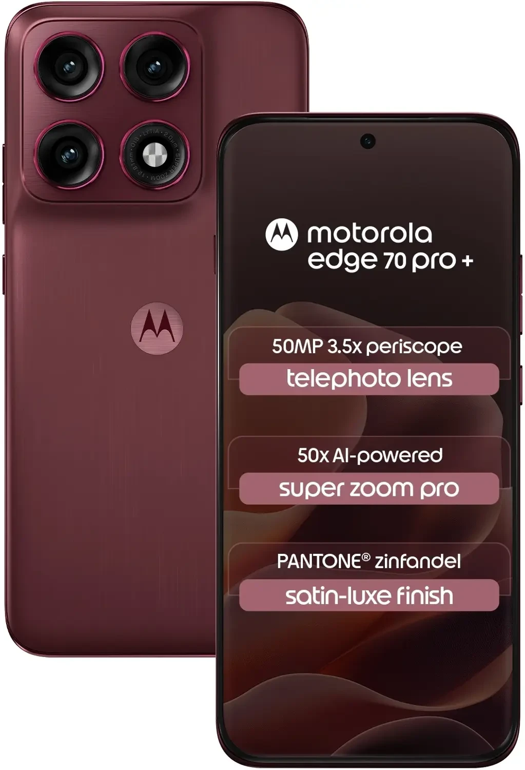 MOTOROLAMOTO EDGE 70 PROPLUS 12256GB ZINFANDEL MAROON