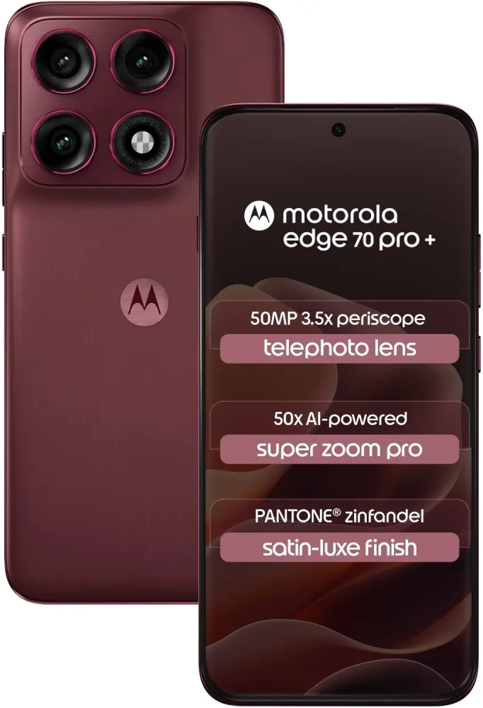 Image of MOTOROLA:MOTO EDGE 70 PROPLUS 12+256GB ZINFANDEL MAROON