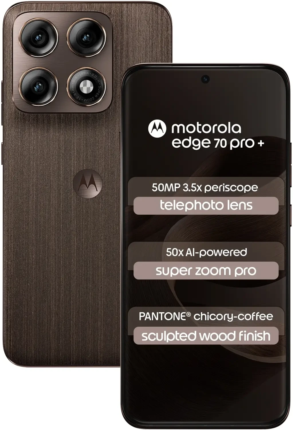 MOTOROLAMOTO EDGE 70 PROPLUS 12256GB CHICORY COFFEE BROWN