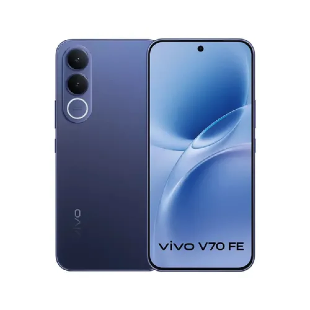 Image of vivo V70 FE 5G (12GB RAM, 256GB Storage) | Dimensity 7360-Turbo | 7000mAh Battery | 200MP OIS Camera | Monsoon Blue