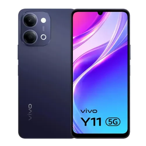 vivo Y11 5G 4GB RAM 128GB Storage Dimensity 6300 6500mAh Battery 50MP Camera Midnight Blue