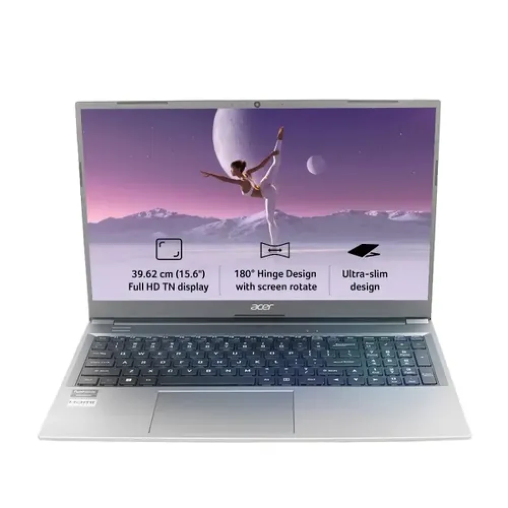 Image of Acer Aspire Lite Thin &amp; Light Laptop (13th Gen Intel Core i3/ 8GB RAM/ 256GB SSD/ 15.6 Inch (39.62 cm) FHD Display/ Intel UHD Graphics/ Windows 11/ MS-Office) UN.34ESI.02J