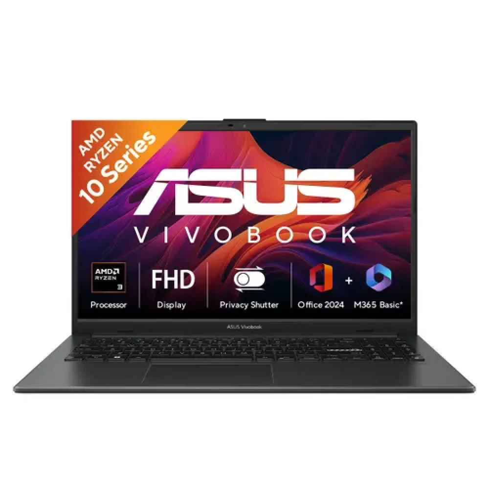Image of Asus Vivobook Go 15 Laptop (AMD Ryzen 3/ 8GB RAM/ 512GB SSD/ 15.6 Inch (39.62 cm) FHD Display/ AMD Radeon Graphics/ Windows 11/ MS-Office) E1504FA-BQ2114WS