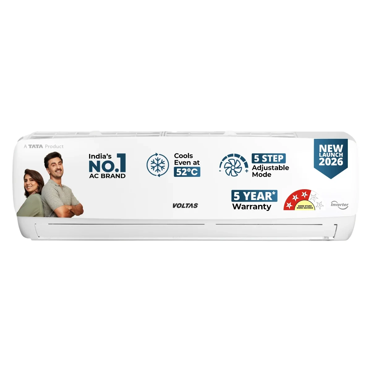 Voltas Split Air Conditioner 2 Ton 3 Star - 243INV Vectra Elegant