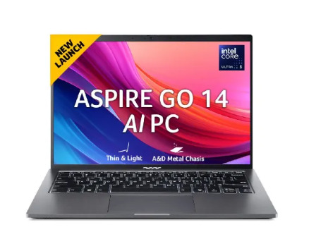 Acer Aspire Go 14 AG14-71M Laptop Intel Core Ultra 5 16GB DDR5 RAM 512GB SSD 14 Inch 3556 cm WUXGA IPS Display Intel Graphics Windows 11 MS-Office NXJF5SI001