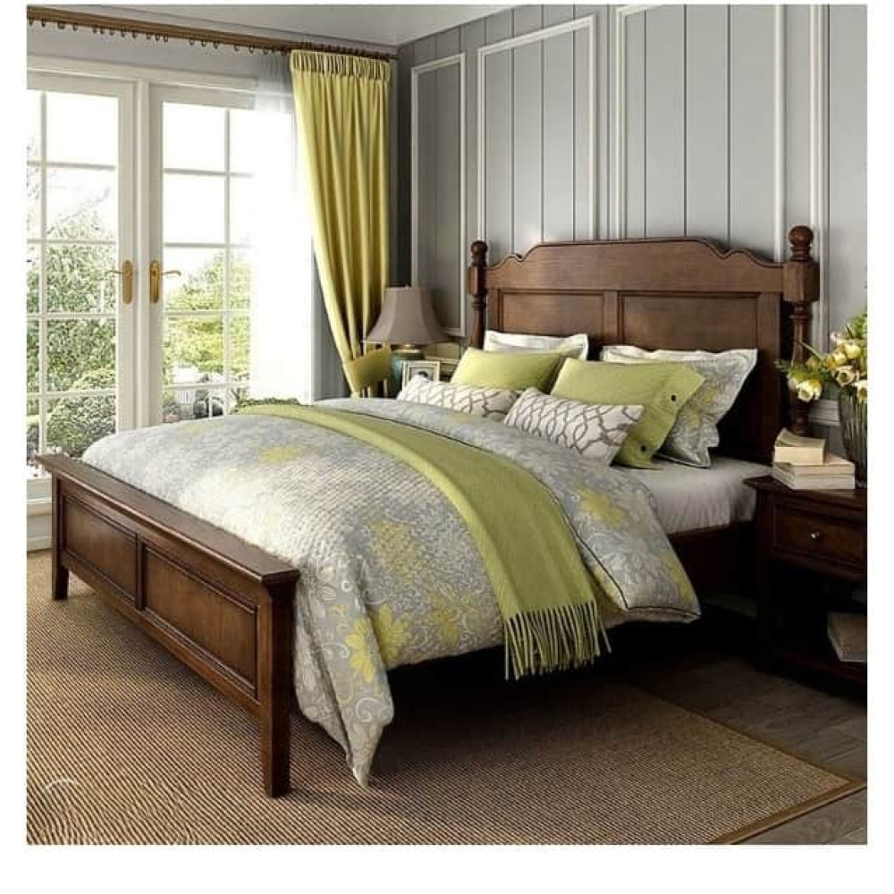 Image of Aspen Solid Sheesham Wood King Size Bed