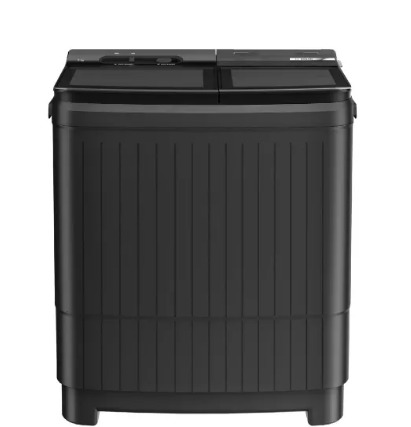 Bosch 9 Kg Semi Automatic Top Load Washing Machine with Soft Closing Lid 1300 RPM Spin Speed Vario Pulsator with Cam Impeller WJG905S0IN Black