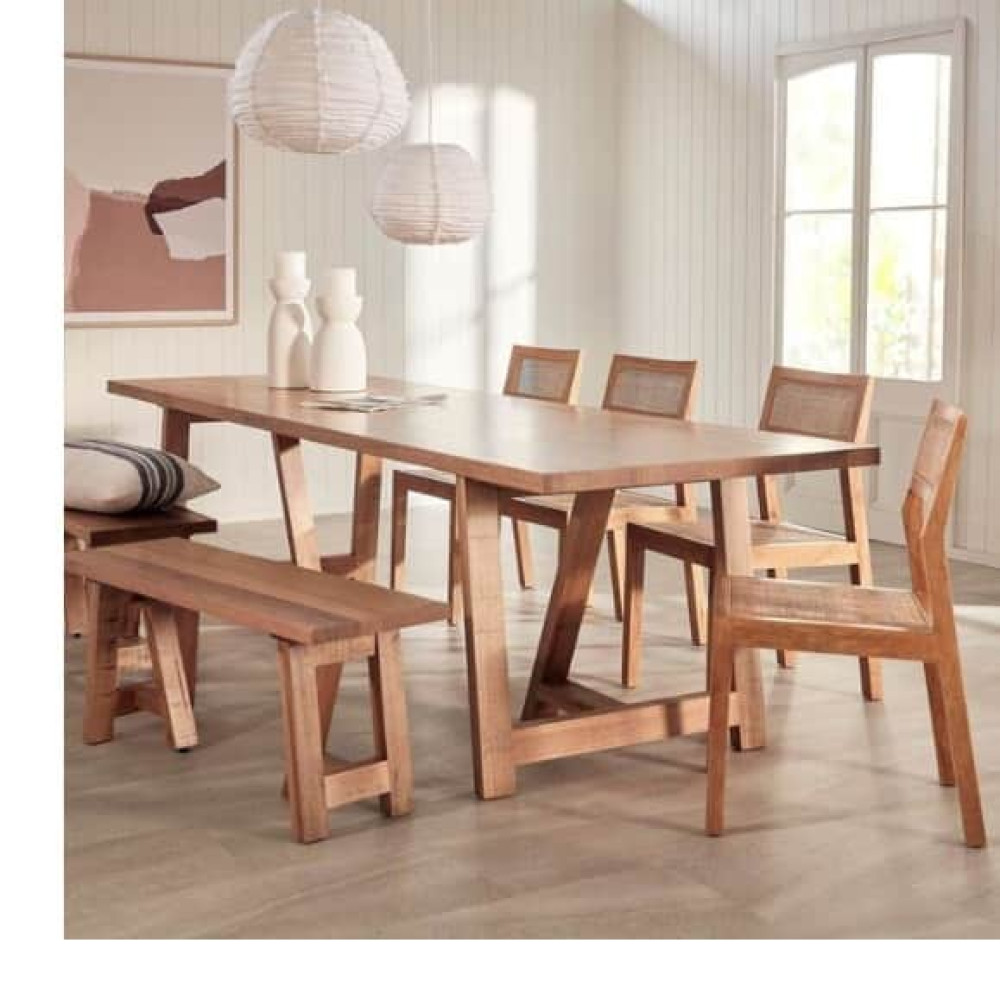 Image of Bowral Mango Wood 6 Seater Dining Table