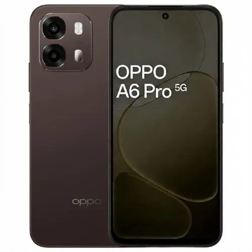 OPPO A6 Pro 5G 8GB RAM 256GB Storage MediaTek Dimensity 6300 7000mAh Battery IP69 Water and Dust Resistance Cappuccino Brown