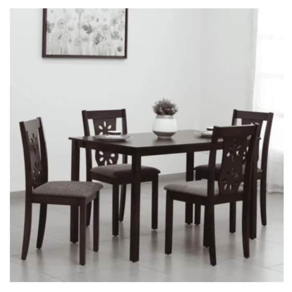 Image of Havelock Sheesham Wood 4 Seater Dining Set