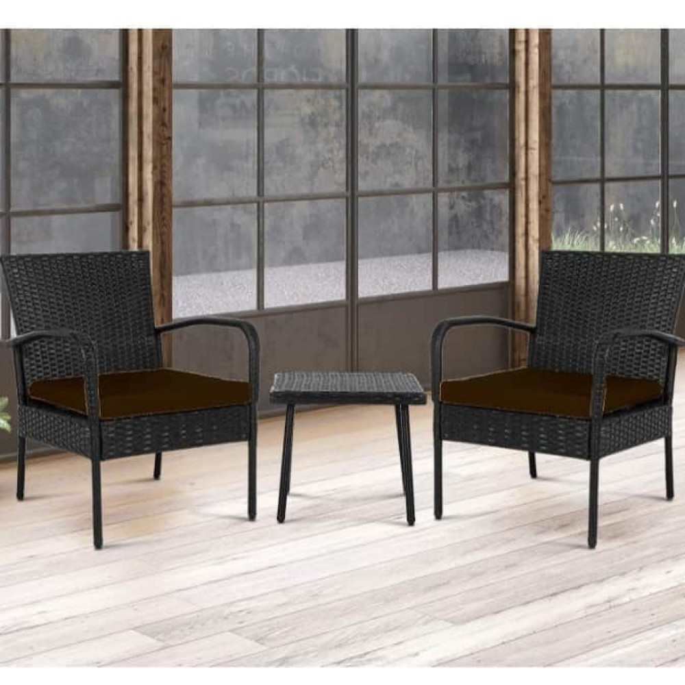 Image of Herrin 2+1 Wicker sofa set outdoor Furniture