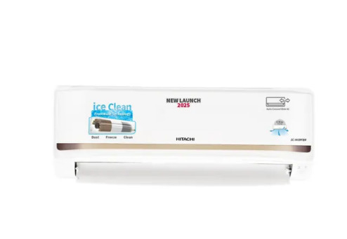Hitachi 2 Ton 3 Star Inverter Split AC  100 Copper  ice Clean Technology  4 Way Swing  Xpandable iZen 3400SXL RASG324PCCISS  White 2025 Model