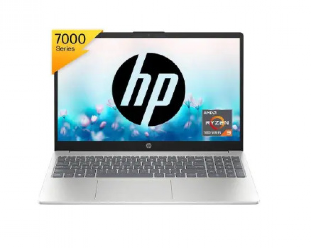 Image of HP Standard Laptop (AMD Ryzen 3/ 8GB RAM/ 512GB SSD/ 15.6 inch (39.62 cm) Display/ Windows 11 Home/ MS Office) 15-fc0499AU