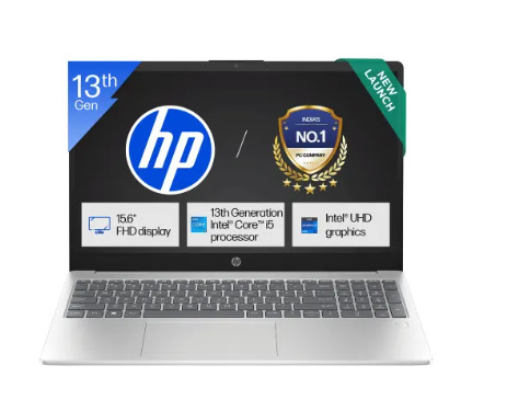 HP Thin  Light Laptop 13th Gen Intel Core i5 16GB RAM 512GB SSD 156 Inch 396 cm Full HD Display Intel UHD Graphics Windows 11 MS-Office 15-fr0049TU
