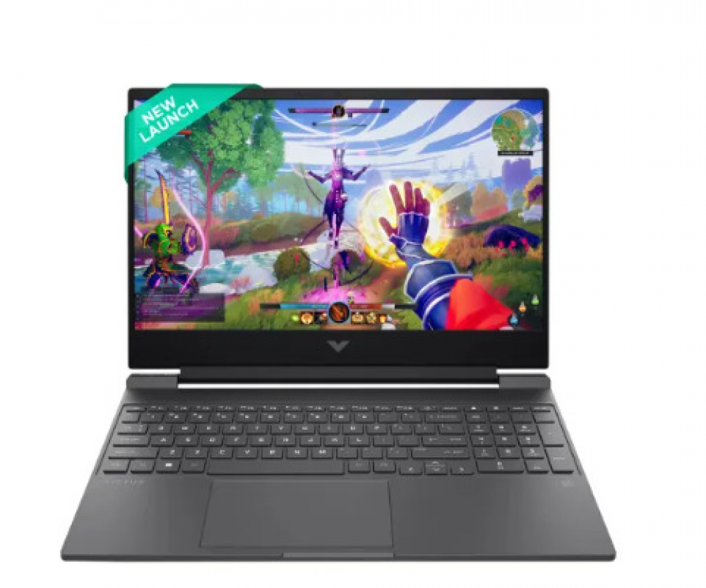 Image of HP Victus Gaming Laptop (13th Gen Intel Core i5/ 16GB DDR4 RAM/ 512GB SSD/ 15.6 Inch (39.6 cm) FHD IPS Display/ 4GB-NVIDIA GeForce RTX 3050 Graphics/ Windows 11/ MS-Office) 15-fa2192TX