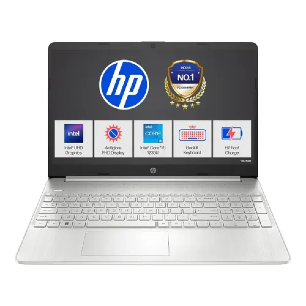 Image of HP 15s Standard Laptop (Intel Core 5/ 8GB/ 512GB SSD/ Full HD/ 15.6 inch (39.62 cm) Full HD Display/ Windows 11/ MS Office)
