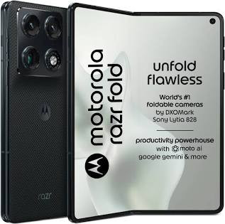 Motorola Razr Fold 12GB RAM 256GB Storage PANTONE Blackened Blue