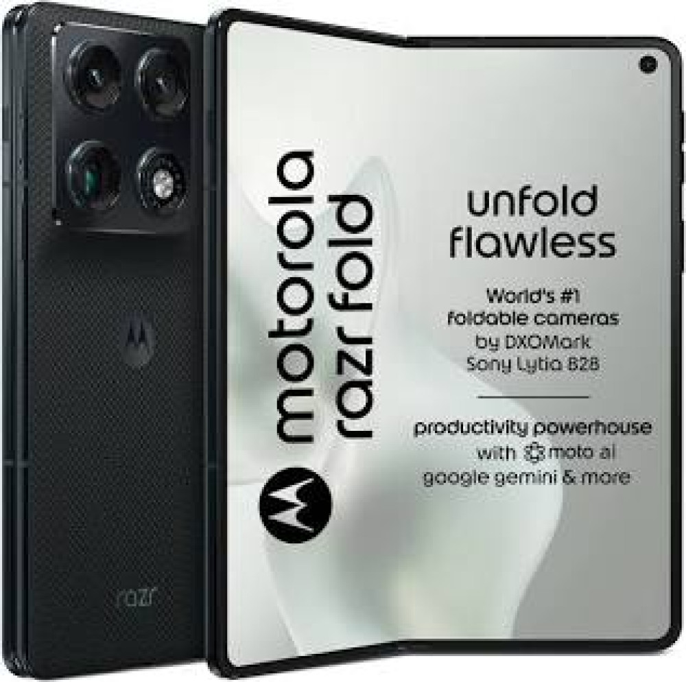 Image of Motorola Razr Fold (12GB RAM + 256GB Storage) PANTONE Blackened Blue