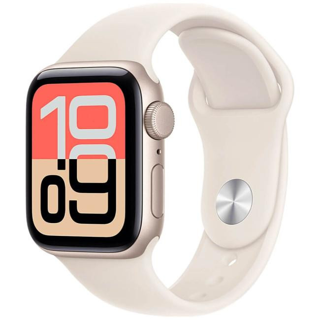 APPLESE 3 GPS 40mm MEH54HNA Starlight Aluminium Case with Starlight Sport Band - ML