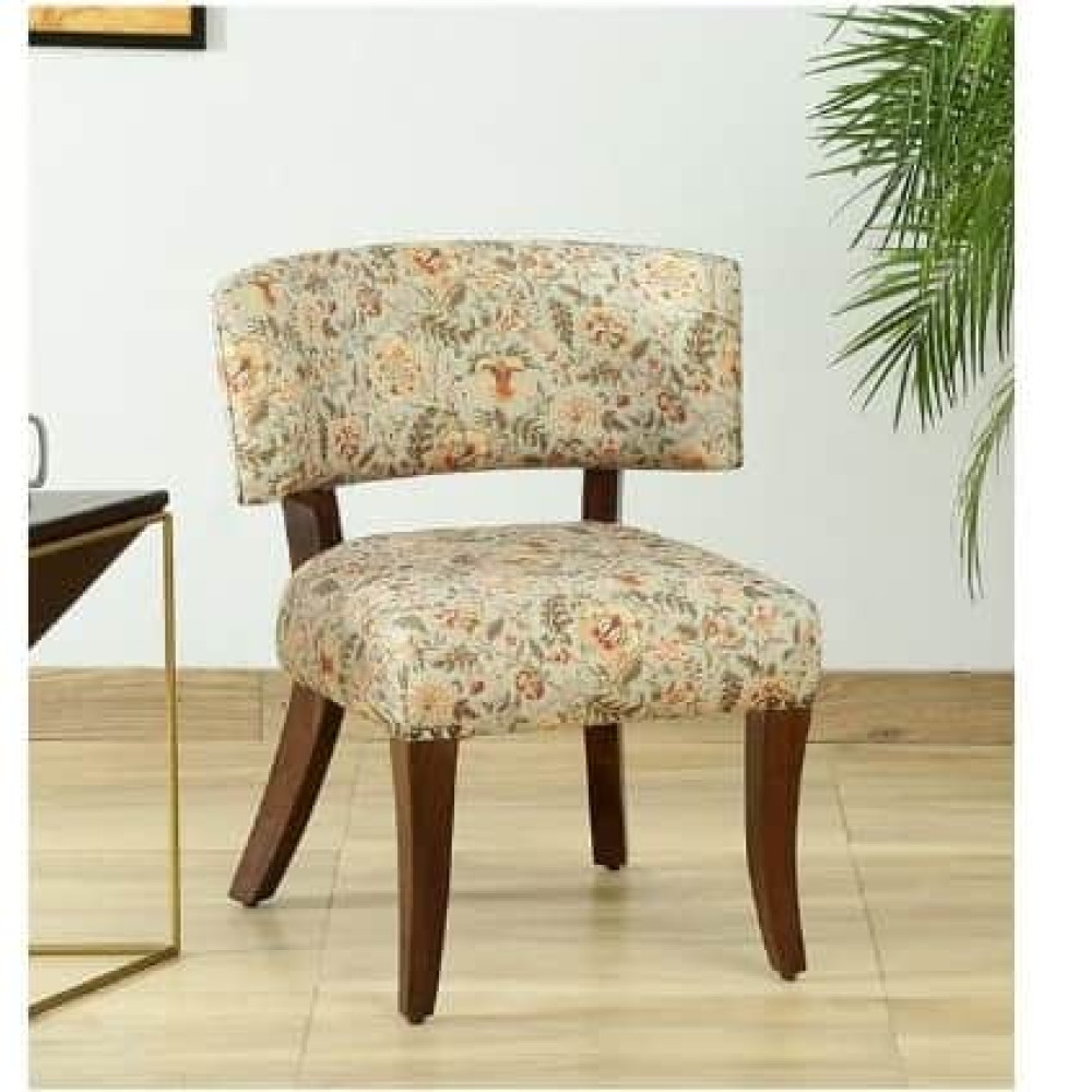 Image of Jelany Slipper Chair In Beige Colour