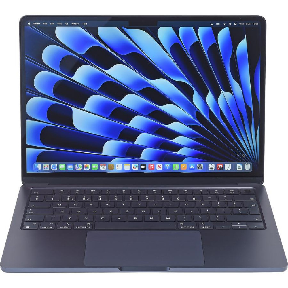 Image of Apple MacBook Air M3 - (16 GB/512 GB SSD/macOS Sonoma) MXCU3HN/A (13 Inch, Mid night, 1.24 Kg)
